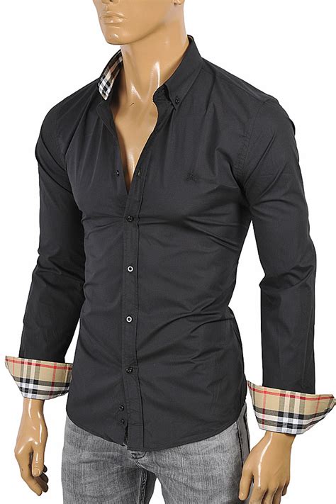 cheap burberry shirts mens|burberry men's long sleeve shirt.